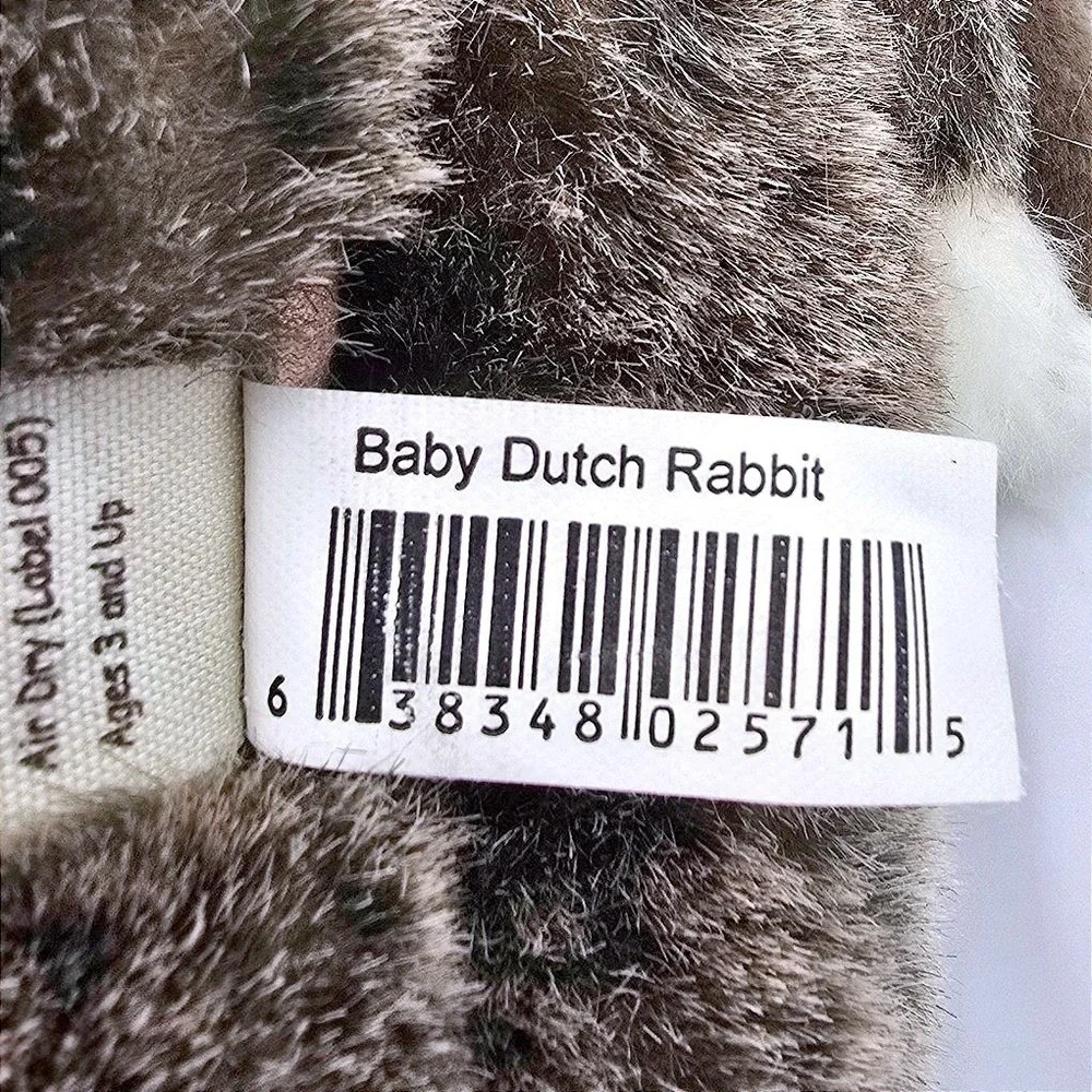 Folkmanis Baby Dutch Rabbit Full‎ Body Hand Puppet Plush 10